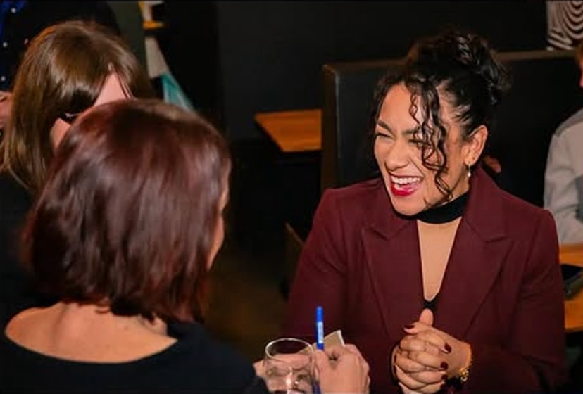 Photo of me laughing